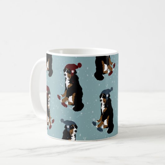 Bernese Mountain Dog Mok (Voorkant links)