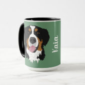 Bernese Mountain Dog Mok (Voorkant links)