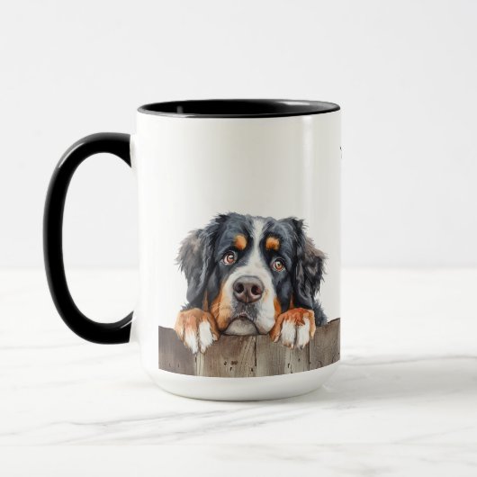 Bernese Mountain Dog Mok (Links)
