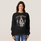 Bernese Mountain Dog Mom Mama Mothers Day Trui (Voorkant volledig)