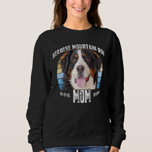 Bernese Mountain Dog Mom Mama Mothers Day Trui (Voorkant)