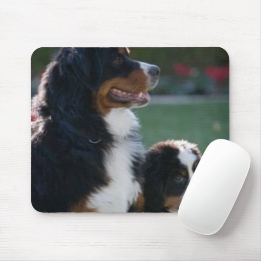 Bernese Mountain Dog Mousepad Muismat (Met muis)