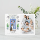 Bernese Mountain Dog Moving Announcement Kaart (Staand voorkant)