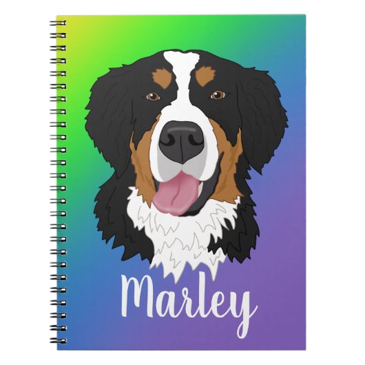 Bernese Mountain Dog Notitieboek (Voorkant)