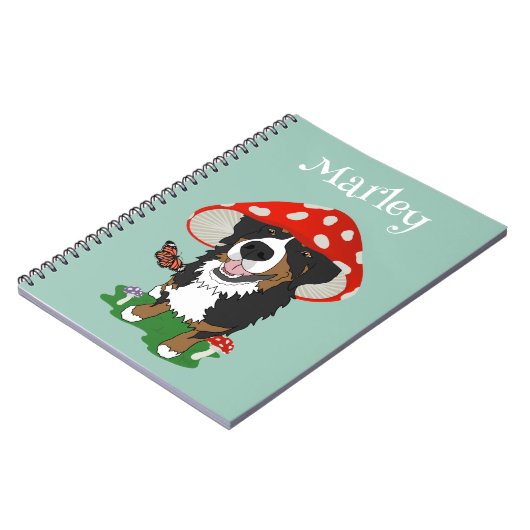 Bernese Mountain Dog Notitieboek (Linkerzijde)
