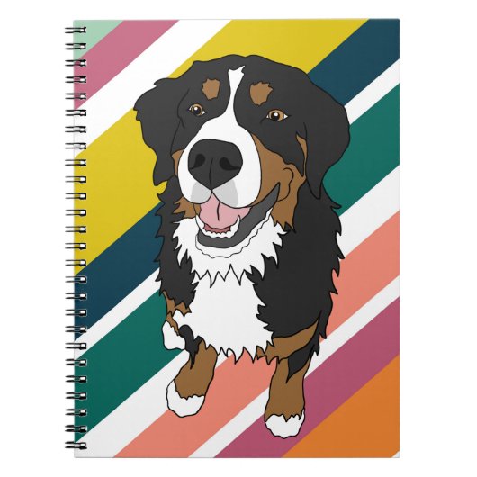 Bernese Mountain Dog Notitieboek (Voorkant)