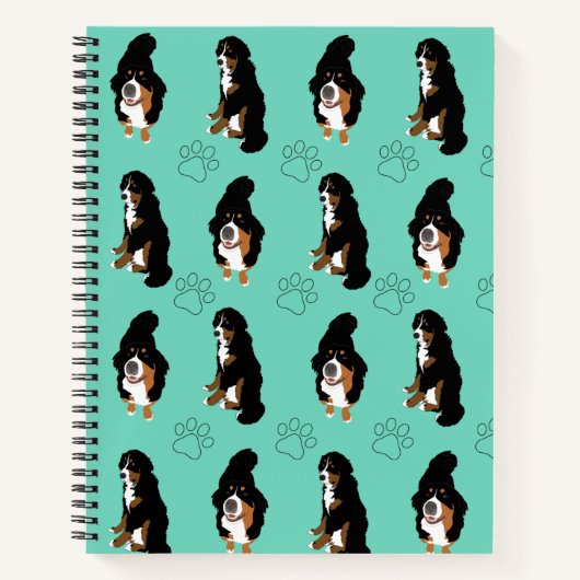 Bernese Mountain Dog Notitieboek (Voorkant)