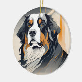 Bernese Mountain Dog Ornament (Links)