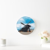 Bernese Mountain Dog over Beach Ronde Klok (Huis)