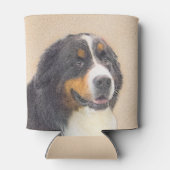 Bernese Mountain Dog Painting - Original Dog Art Blikjeskoeler (Achterkant)