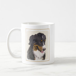 Bernese Mountain Dog Painting - Original Dog Art Koffiemok