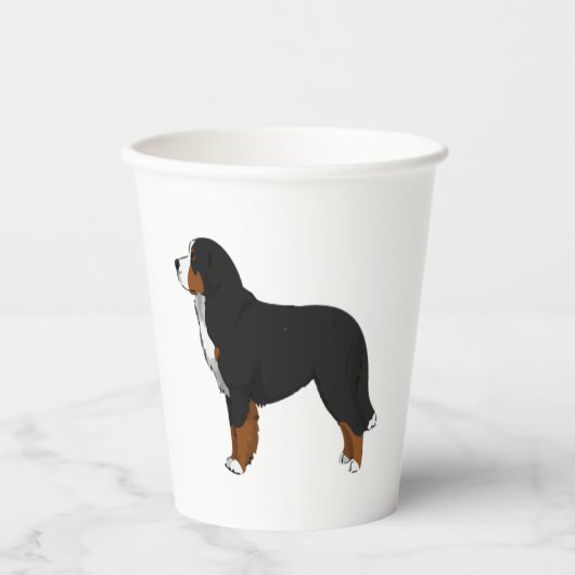 Bernese Mountain Dog Papieren Bekers (Voorkant)