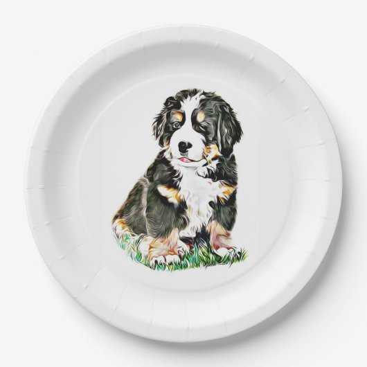 Bernese Mountain Dog Papieren Bordje (Voorkant)