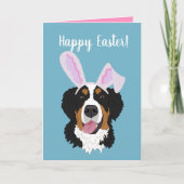  Bernese Mountain Dog Pasen Kaart (Voorkant)