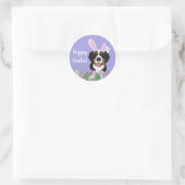 Bernese Mountain Dog Pasen Ronde Sticker (Tas)