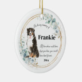 Bernese Mountain Dog Pet Memorial Keramisch Ornament (Rechts)