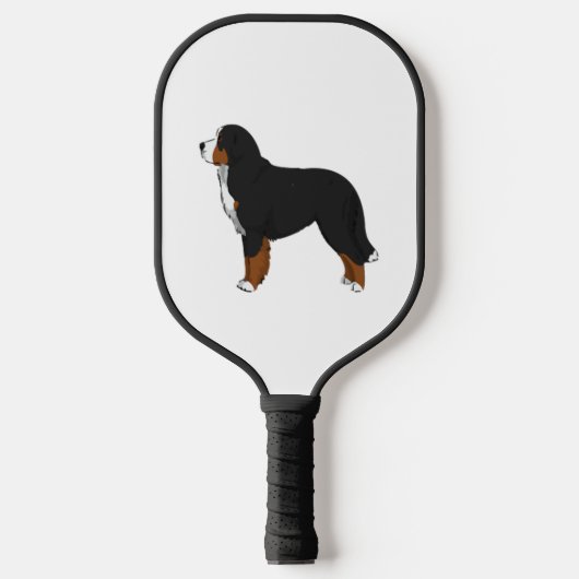 Bernese Mountain Dog Pickleball Paddle (Voorkant)