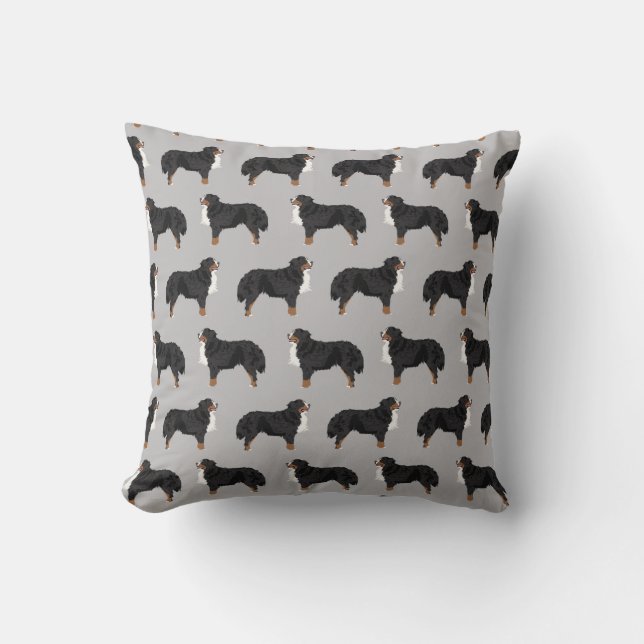 Bernese Mountain Dog Pillow - hondencadeau Kussen (Voorkant)
