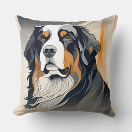 Bernese Mountain Dog Pillow Kussen