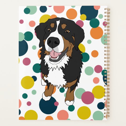 Bernese Mountain Dog Planner (Achterkant)