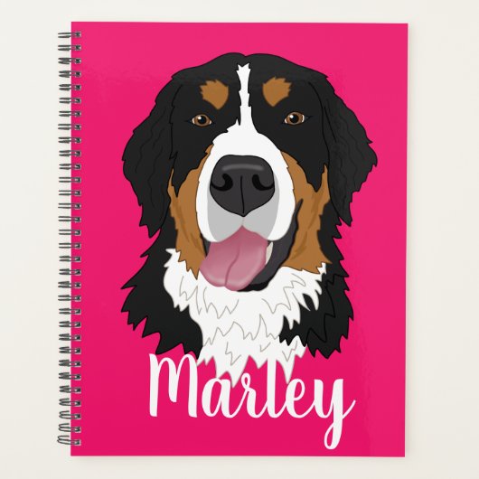Bernese Mountain Dog Planner (Voorkant)