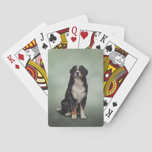 Bernese Mountain Dog Pokerkaarten (Achterkant)