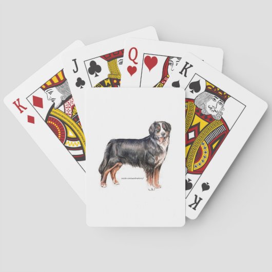Bernese Mountain Dog Pokerkaarten (Achterkant)