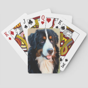 Bernese Mountain Dog Pokerkaarten