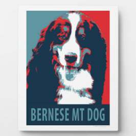Bernese Mountain Dog Political Parody Poster Fotoplaat