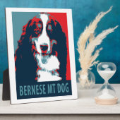 Bernese Mountain Dog Political Parody Poster Fotoplaat (Zijkant)