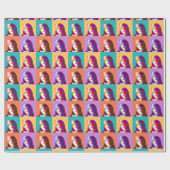 Bernese Mountain Dog Pop Art Cadeaupapier (Vlak)