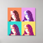 Bernese Mountain Dog Pop Art Canvas Afdruk<br><div class="desc">Bernese Mountain Dog Pop Art</div>