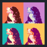 Bernese Mountain Dog Pop Art Poster<br><div class="desc">Bernese Mountain Dog Pop Art</div>