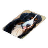 Bernese Mountain Dog Portrait Magneet (Linkerzijde)