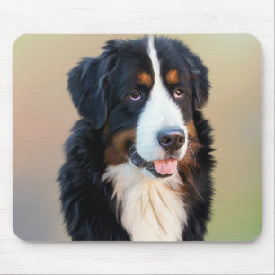 Bernese Mountain Dog Portrait Muismat