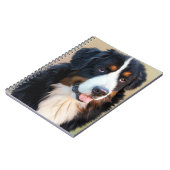 Bernese Mountain Dog Portrait Notitieboek (Linkerzijde)