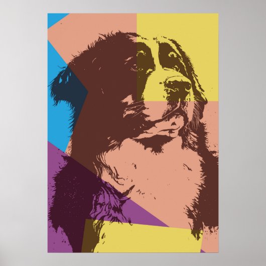 Bernese Mountain Dog Poster (Voorkant)