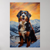 Bernese Mountain Dog Poster (Voorkant)