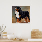 Bernese Mountain Dog Poster (Keuken)