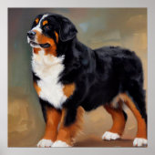 Bernese Mountain Dog Poster (Voorkant)