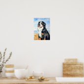 Bernese Mountain Dog Poster Print (Keuken)