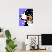 Bernese Mountain Dog Posters (Thuiskantoor)