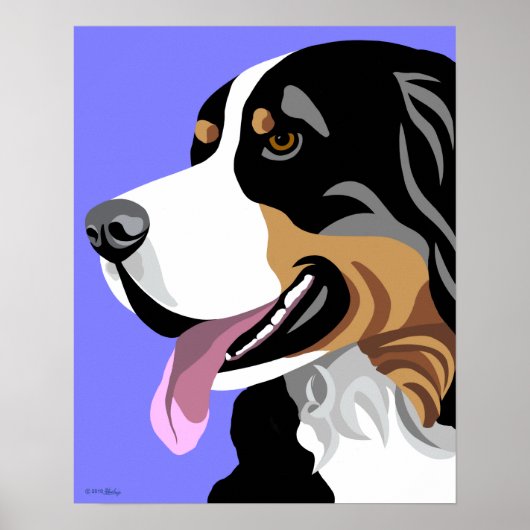 Bernese Mountain Dog Posters (Voorkant)