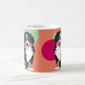 Bernese Mountain Dog Puppy Birthday Coffee Mok (Center)
