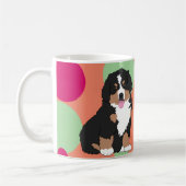 Bernese Mountain Dog Puppy Birthday Coffee Mok (Links)