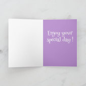 Bernese Mountain Dog Puppy Birthday Kaart (Binnen)