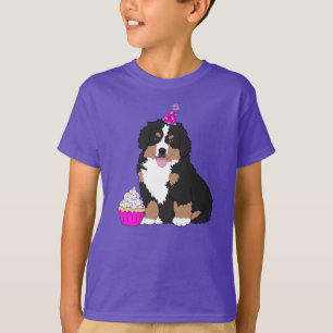 Bernese Mountain Dog Puppy Birthday T-shirt