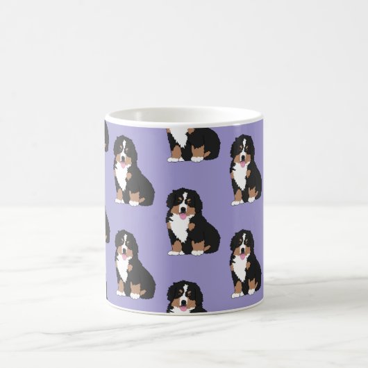 Bernese Mountain Dog Puppy Coffee Mok (Center)