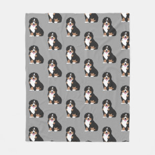 Bernese Mountain Dog Puppy Fleece Blanket Deken