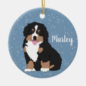 Bernese Mountain Dog Puppy Keramisch Ornament (Voorkant)